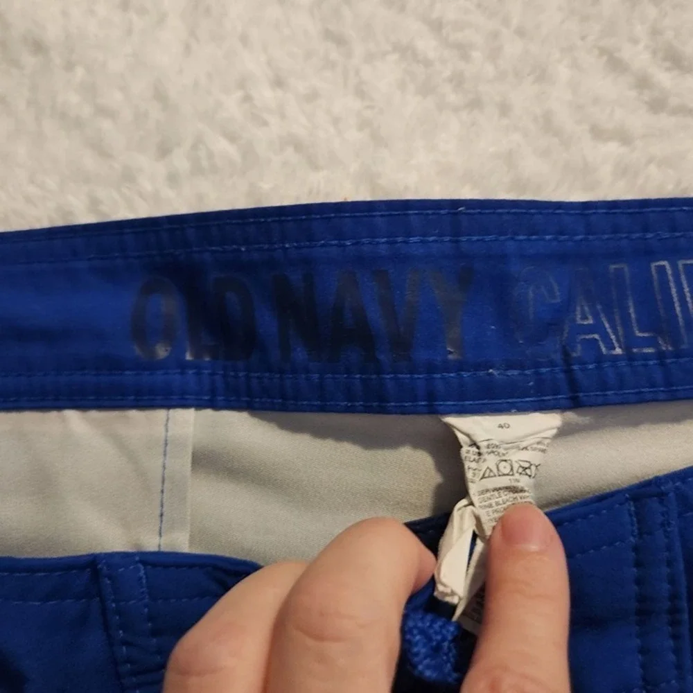 Old Navy Blue Swim Trunks‎ Men's Size XL
